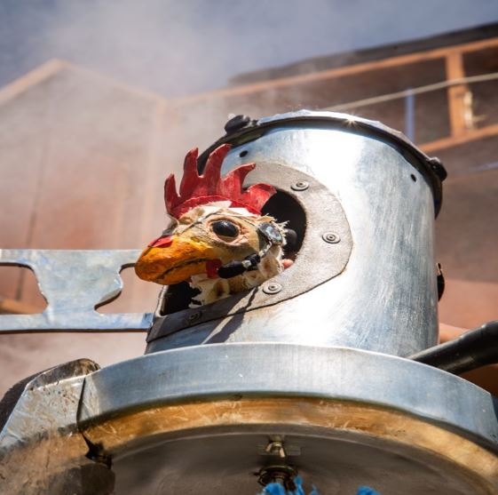 Space Chickens at Chiddingstone Castle