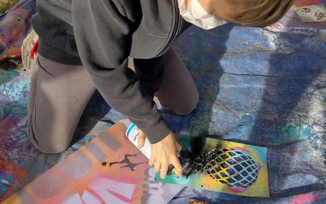 Graffiti Workshop at Emmetts Garden – National Trust