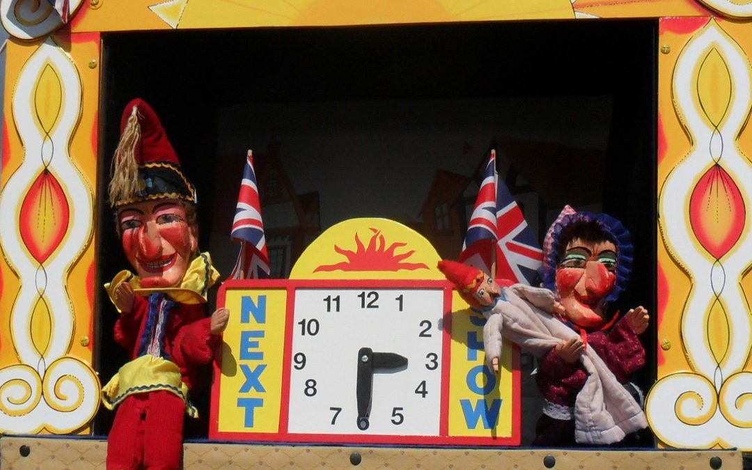 Punch and Judy on the Meadow at Emmetts Garden – National Trust
